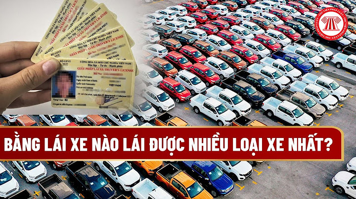 Bằng d lái được xe bao nhiêu tấn năm 2024