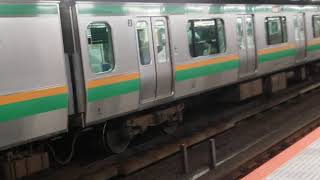 E233系3000番台宮ヤマU231編成+E231系1000番台横コツK-31編成横浜高速進入&発車