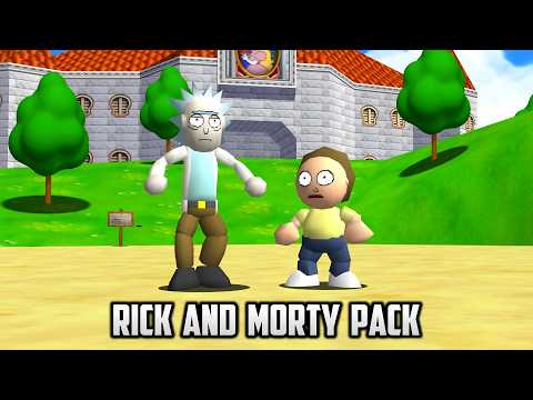 ⭐ Rick And Morty Pack - Super Mario 64 Coop DX
