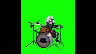 Shattered Glamrock Mangle plays the drums (Green screen)