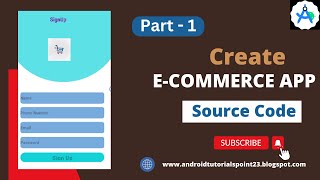 ECommerce App || Page Setup || Part - 1 || Source Code