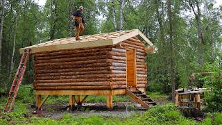 Is This The End? Roofing Our Log Cabin in The Rain