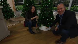 Tree Nest Collapsible Tree Skirt for 5 -7 or 7 5 -12 Trees on QVC