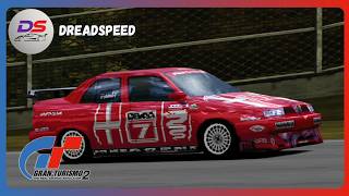Alfa Romeo 155 2.0 TS 16v — Full Race | Gran Turismo 2 (No Commentary)