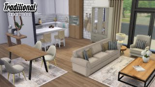 TRADITIONAL LIVING ROOM | TUTORIAL | CC   LINKS | The Sims 4 | Speed build