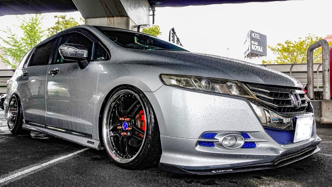 4k ホンダ オデッセイ Rb3 カスタム シルバー Honda Odyssey Rb3 Modified 秋オデ大収穫祭19 Youtube