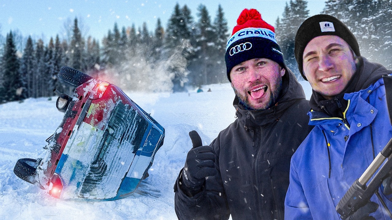 HÄRJAR MED 30 SKROTBILAR OCH VOLTAR 3 GÅNGER...