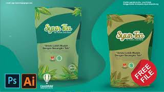 Download Desain Kemasan Produk Minuman Coreldraw Dan Photoshop Gratis