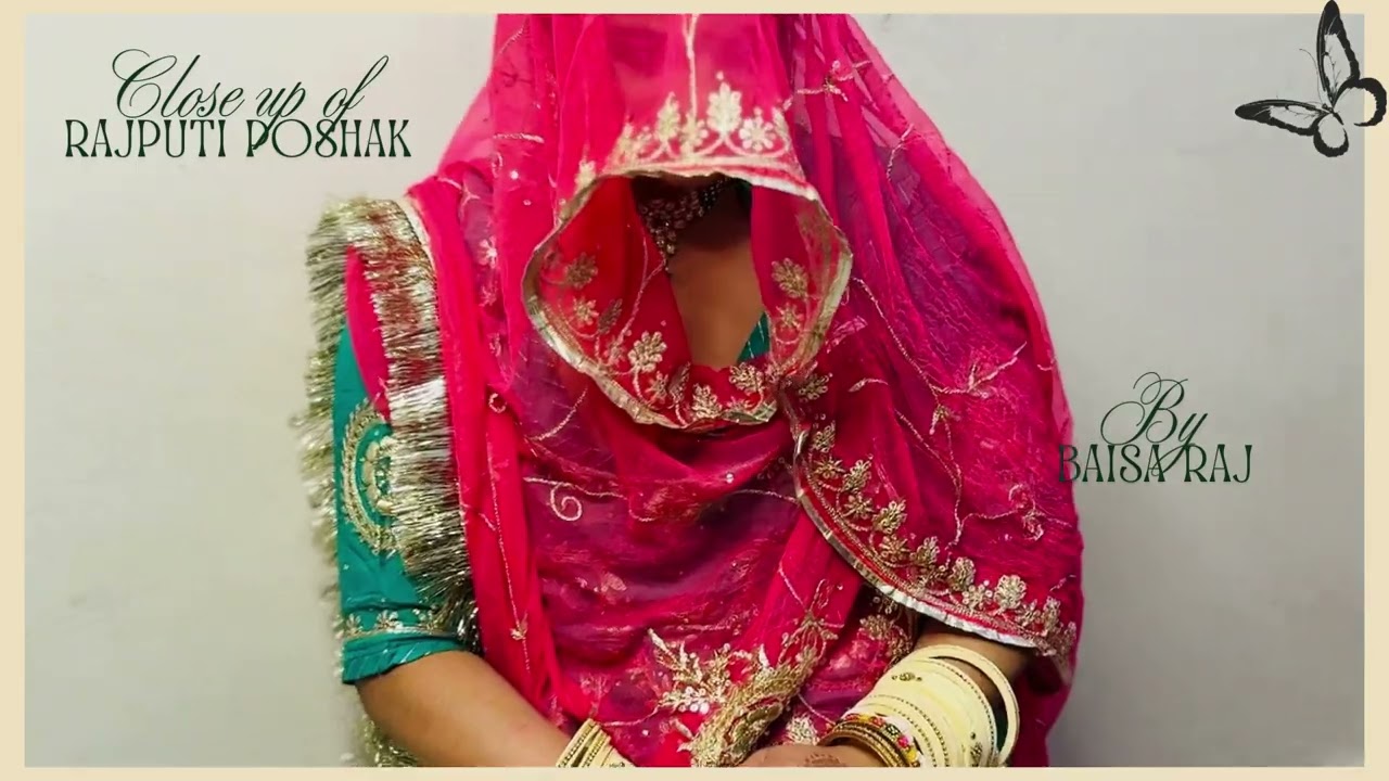 Rajput Poshak Closeup | Rajasthan Culture, Dress & Jewellery | Royal Baisa Raj | Viral Rajput Poshak
