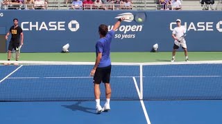 Roger Federer Invents New Shot - US Open 2018