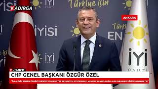 Chp Lideri Özel, Yargıtay Huriyet Başsavcılığına Muhsin Şentürkün Atanmasıyla İlgili Konuştu