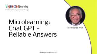 Microlearning: ChatGPT - Reliable Answers Micro Learning With Canity