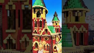 Minecraft: Fantasy Castle Build Timelapse #shorts