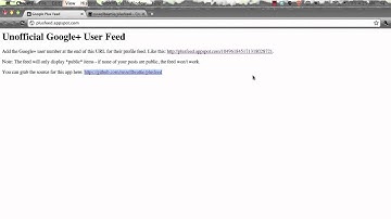 How To Make Your Google+ Public Posts Into an RSS Feed
