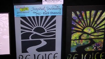 The Crafters Workshop - Inspired Journaling Stencils - SPC Summer 2016