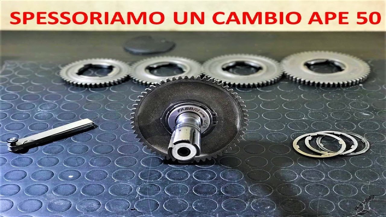 Come spessorare un cambio ape/vespa - NOVI ELABORAZIONI