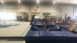 Brooke Wilson Gymnastics 2021|| Floor double layout|