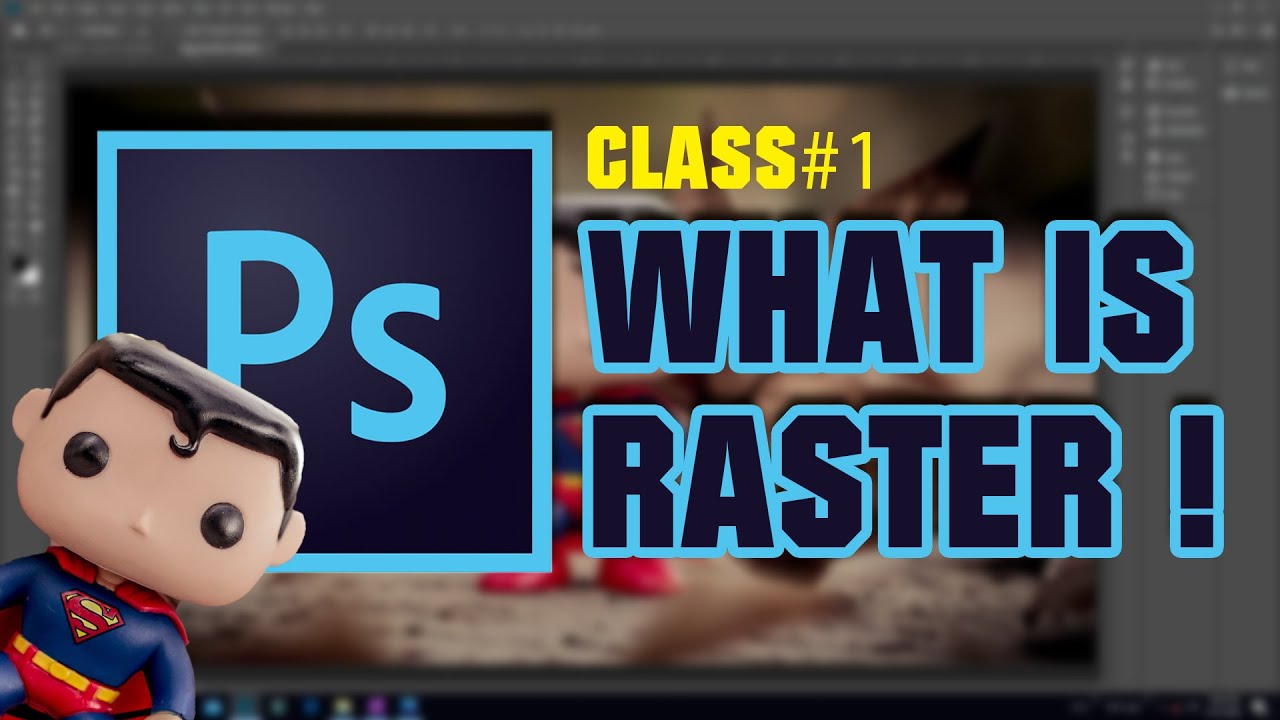 Photoshop #1 What is Raster ( Hindi / Urdu )