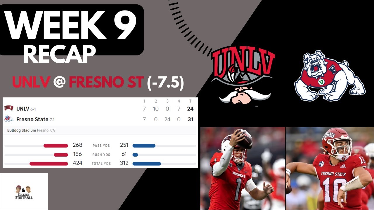 FRESNO STATE VS UNLV Week 9 Recap YouTube