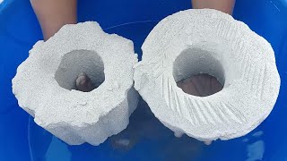 ASMR very soft sand ⏳ full Dusty Dry paste play dipping crumble in 🌊🥶💦 screenshot 5