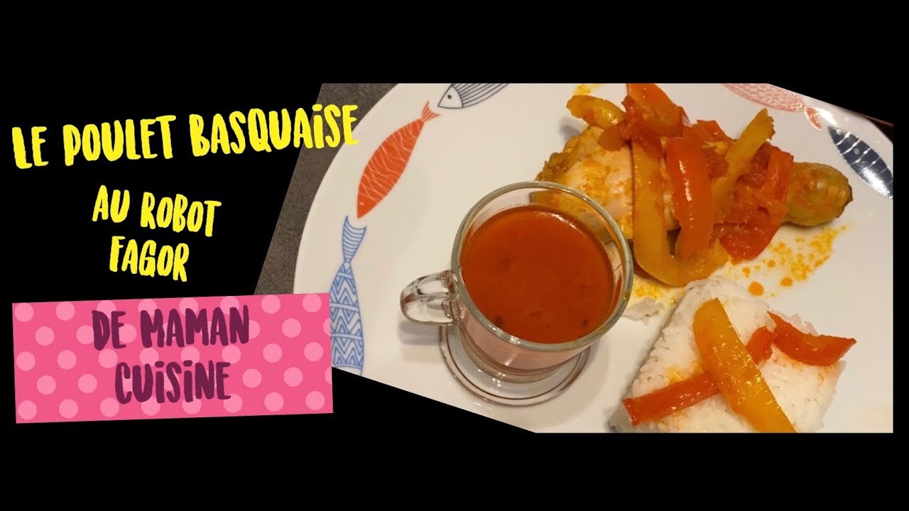 Poulet 🐓 Basquaise au Fagor Connect