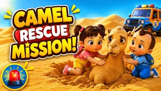Camel Rescue Mission πͺπ | Little Tia & Avi | Animal Rescue Adventure