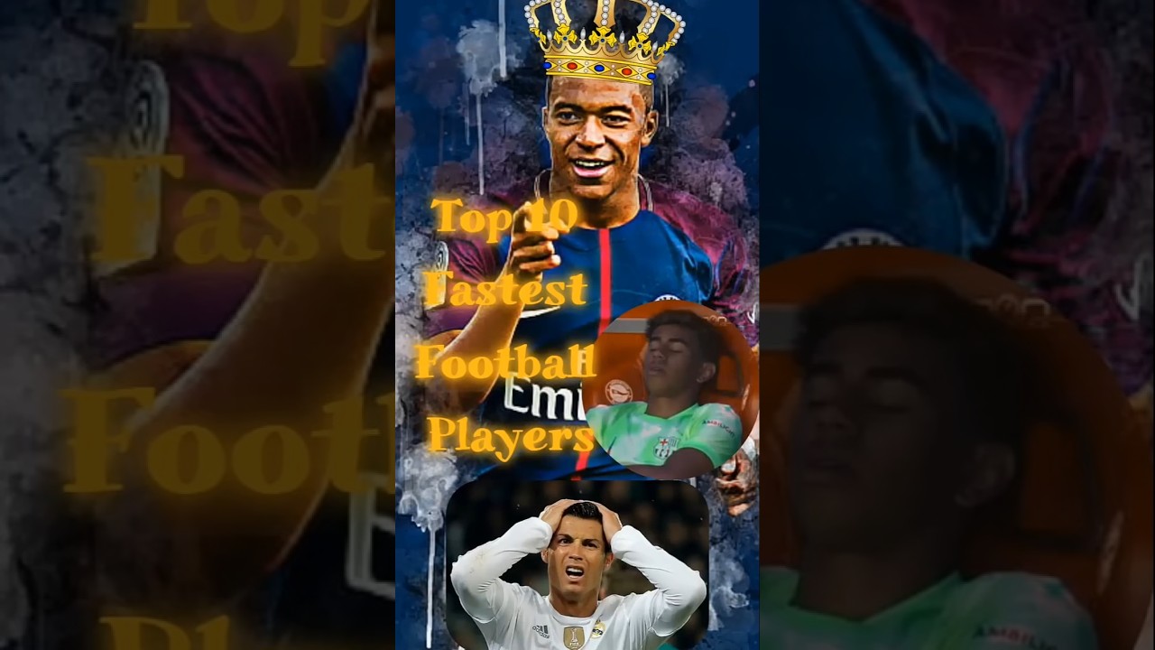 Top 10 Football Sprinters 🏃💥 | Speed Stats Inside!