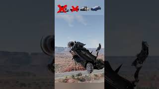Cars vs 600 MPH instant acceleration 🔥 #shorts #beamngdrive