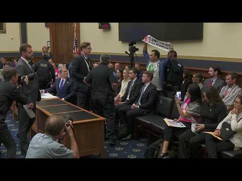 Bessent Hearing Repeatedly Interrupted by Protesters