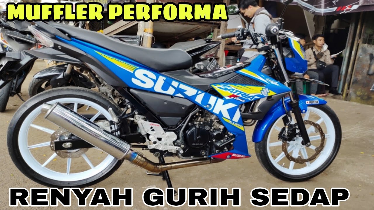 PROJEK MUFFLER PEFORMA SUZUKI SATRIA FU INJEKSI TUTORIAL LENGKAP BOBOK KNALPOT DAN HASIL SUARANYA