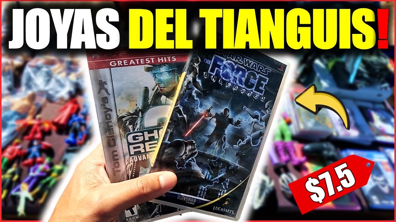 ✅ Juegos de PSP 🎮 Marvel Legends y  Figuras de Colección en el Tianguis de juguetes 🔥