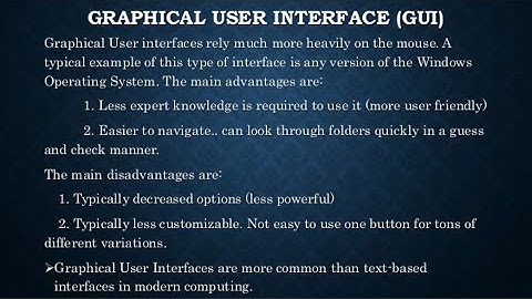 Text-based user interface