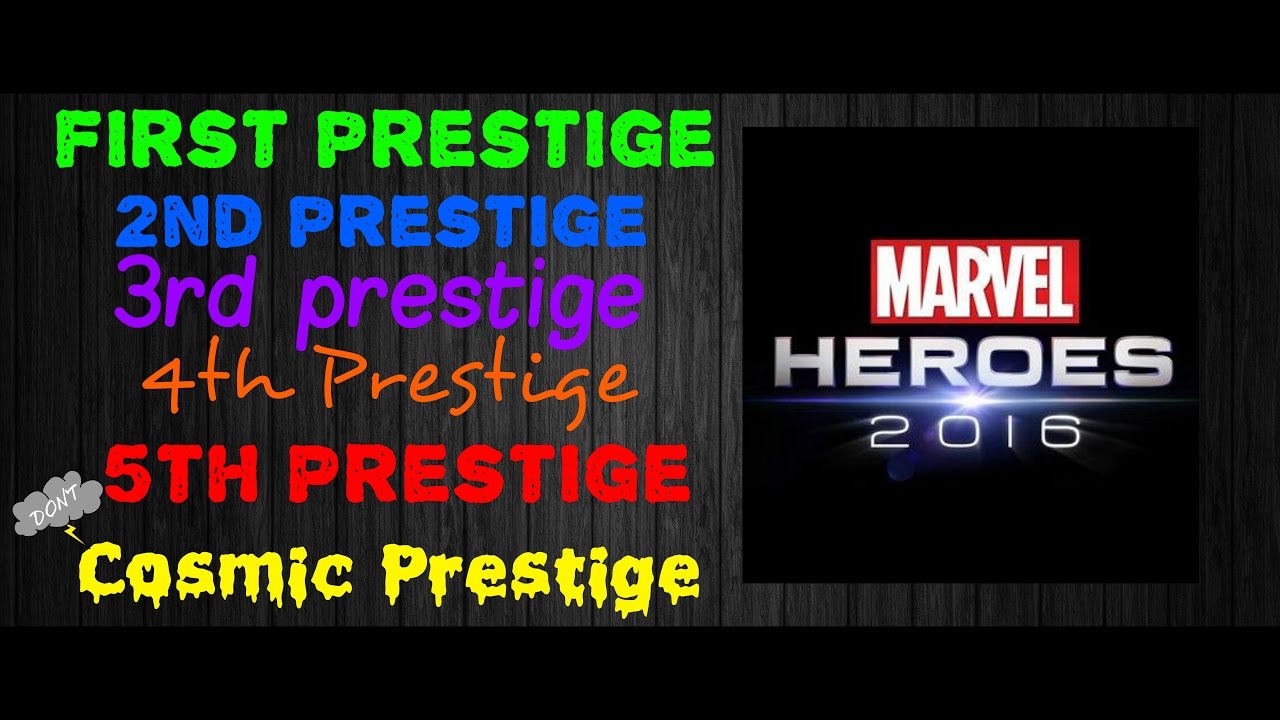 Marvel Heroes 2016 Prestiging - YouTube
