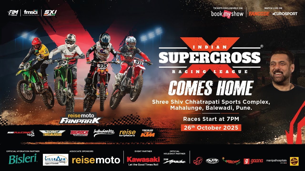 Indian Supercross Racing League – Pune Round 1 | Live 26th Oct, 6:30PM