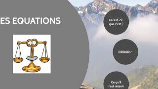 Quest Ce Quune Équation ?