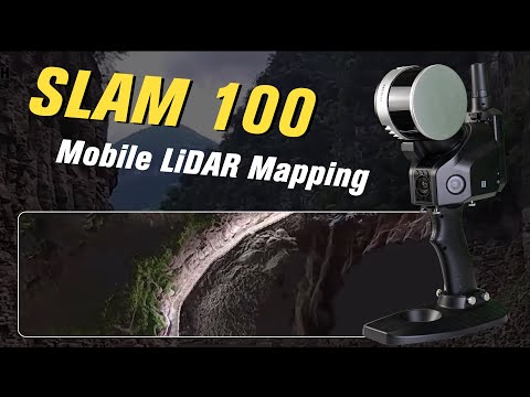 Slam100 Handheld Lidar Scanner Point Clouds Animation | Mobile Mapping Solution