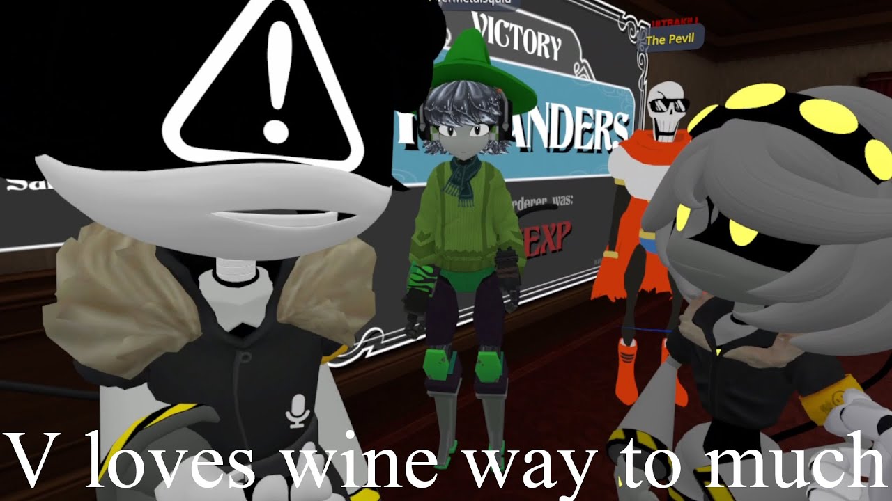V loves wine way too much - Murder Drones Vr - YouTube