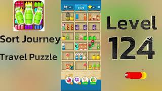 Sort Journey Travel Puzzle Level 124 Walkthrough 🧩✈️ | Relaxing Travel Sorting Game | Go Answer