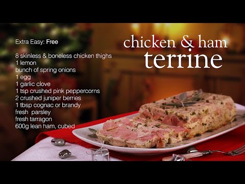 Slimming World Syn Free chicken and ham terrine recipe video - FREE