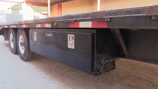 Mounting an underbody toolbox on a deckover trailer Profile