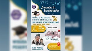 DANAWARIH BERSHOLAWAT  |  BERSAMA AL MUNSYIDIN  |  SMP KI GEDE SEBAYU BALAPULANG