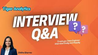 Tiger Analytics | Data Engineer Interview Questions Spark Optimization, DLT & More | Part 2