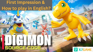 First Impression & How to play Digimon Source Code in English!