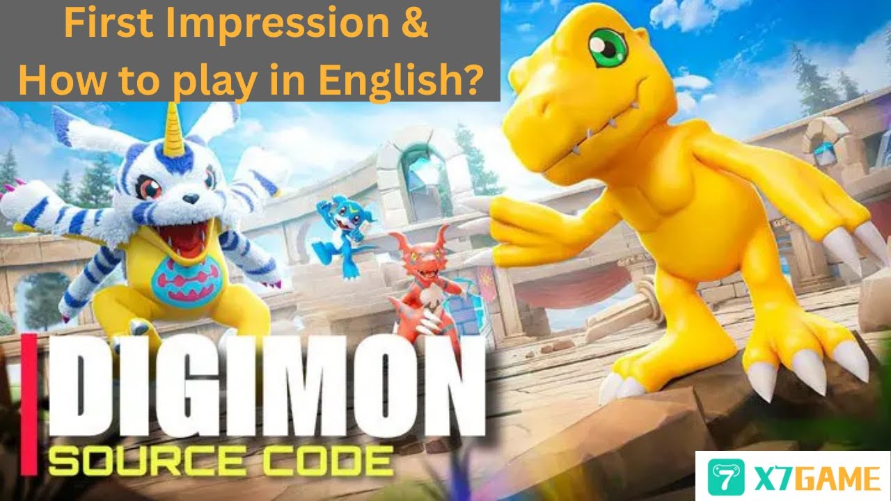 First Impression & How to play Digimon Source Code in English! - YouTube
