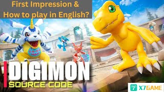 First Impression & How to play Digimon Source Code in English!