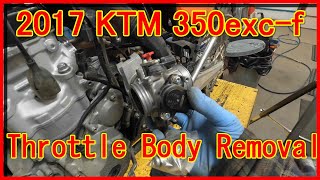 2017 KTM Throttle Body removal, TPS sensor testing / diagnosis