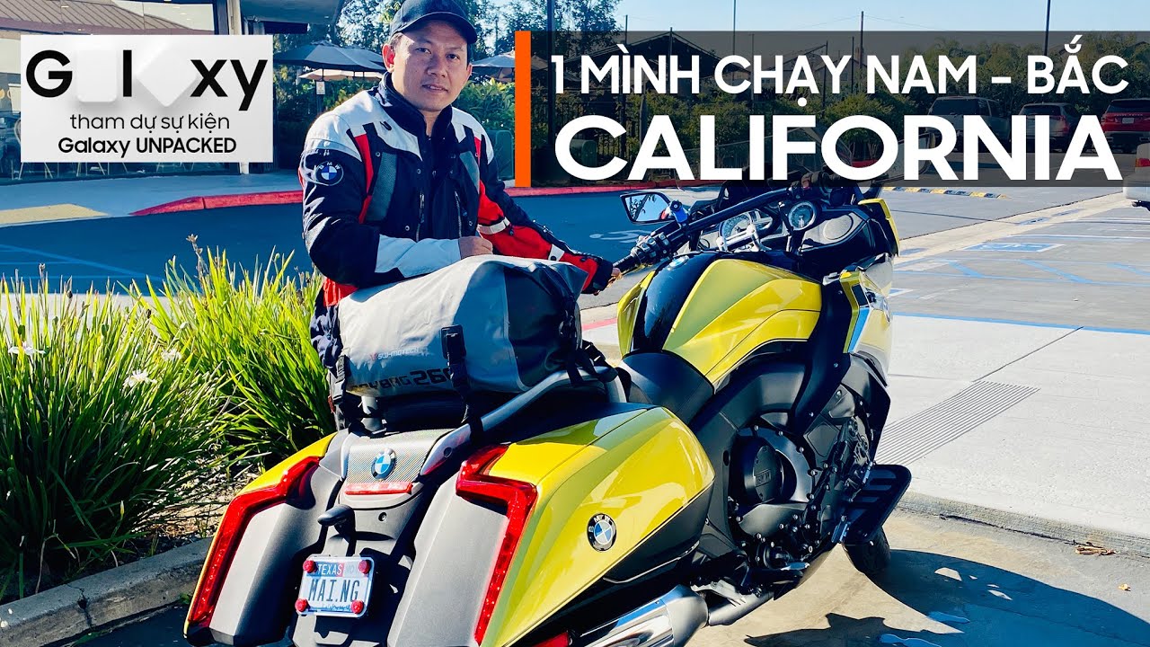 [MOTOVLOG] CHUẨN BỊ ĐỒ, MỘT MÌNH ÔM BMW K1600 CHẠY NAM BẮC CALI (QUẬN CAM ĐI SAN JOSE) - PHẦN 1