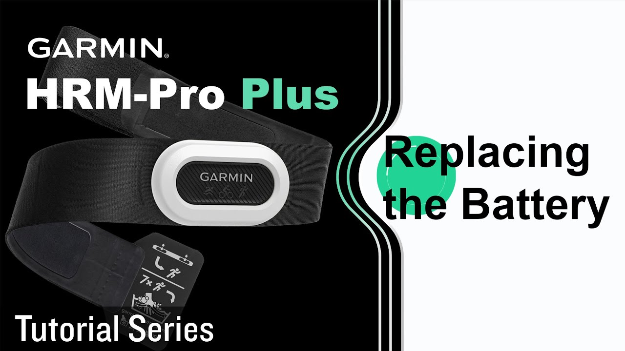 Support: Changing the battery on an HRM-Pro™ Plus Heart Rate