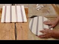Como cortar en forma circular en la sierra de banco