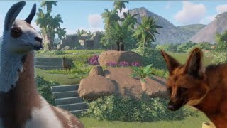 Planet Zoo ITA S2 Ep 20 : il tempio abbandonato di Lama e Crisocioni screenshot 3